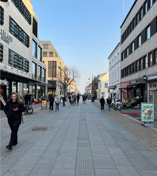 Utsikt over Markens gate