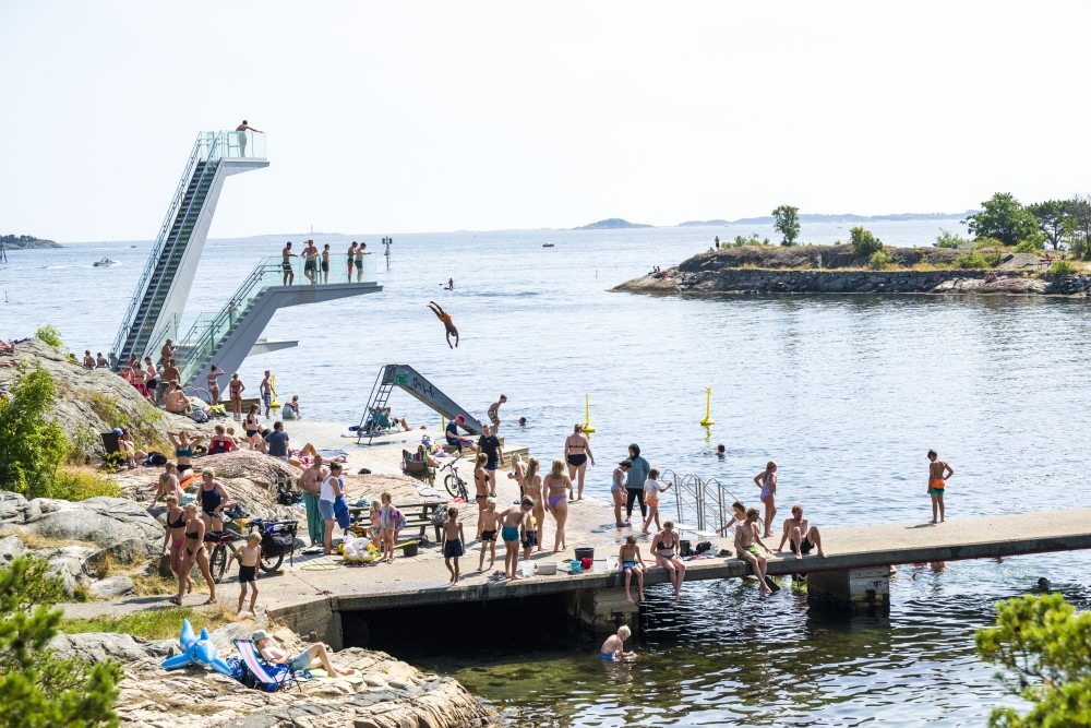 Stupetårn i Bertesbukta 