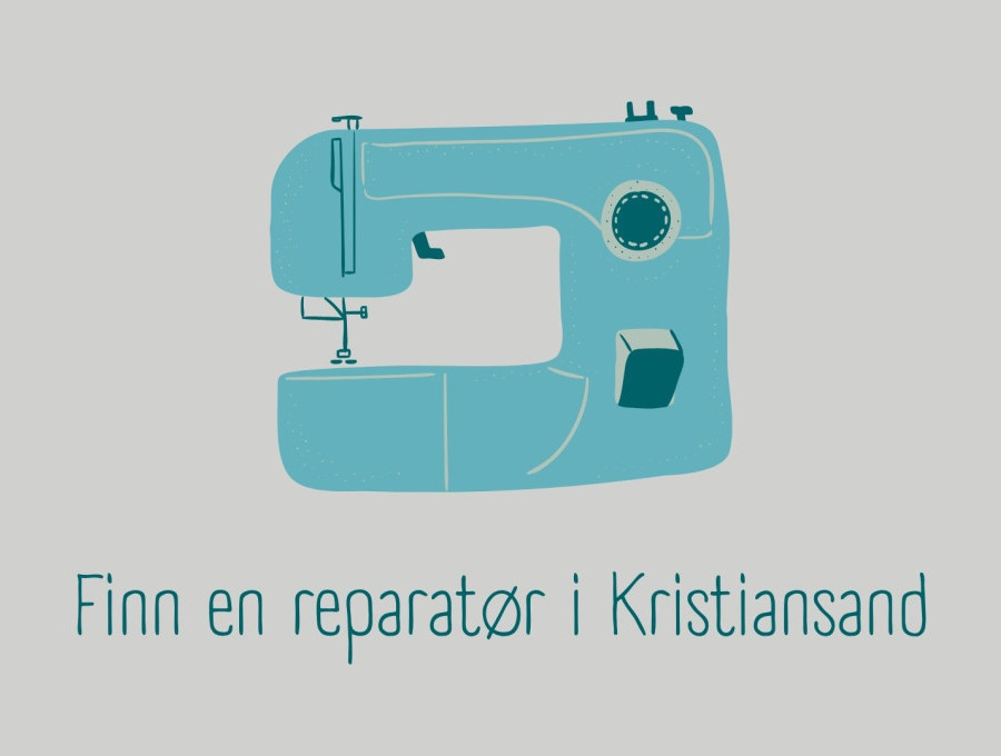 Symaskin og teksten: finn en reperatør i Kristiansand 