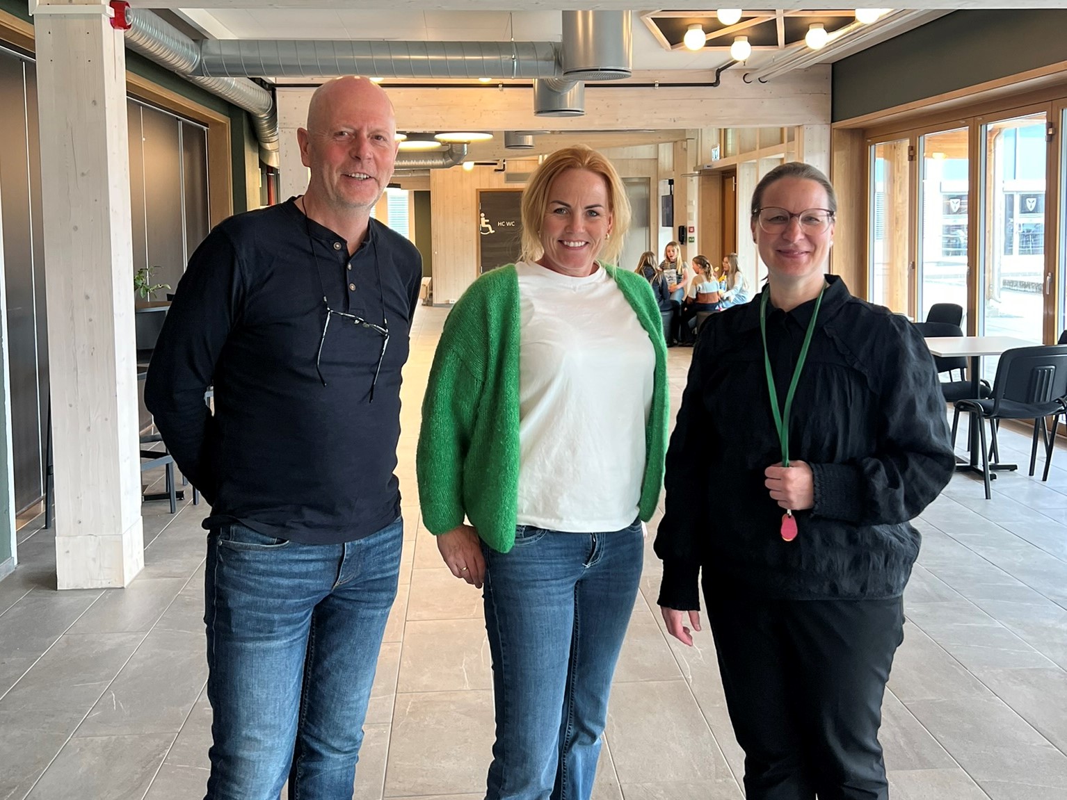 Avdelingsledere Sigbjørn Christiansen, Kirsti Askedal, Tonje Nygård ved Straitunet og Songdalstunet. 