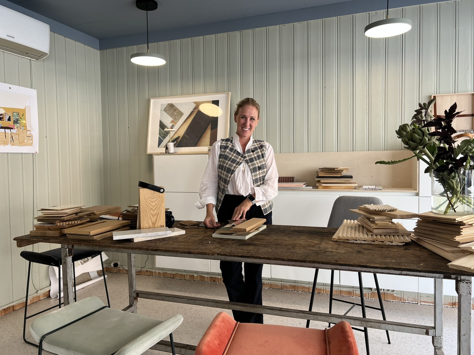 Belinda Bjerke i arkitektstudioet