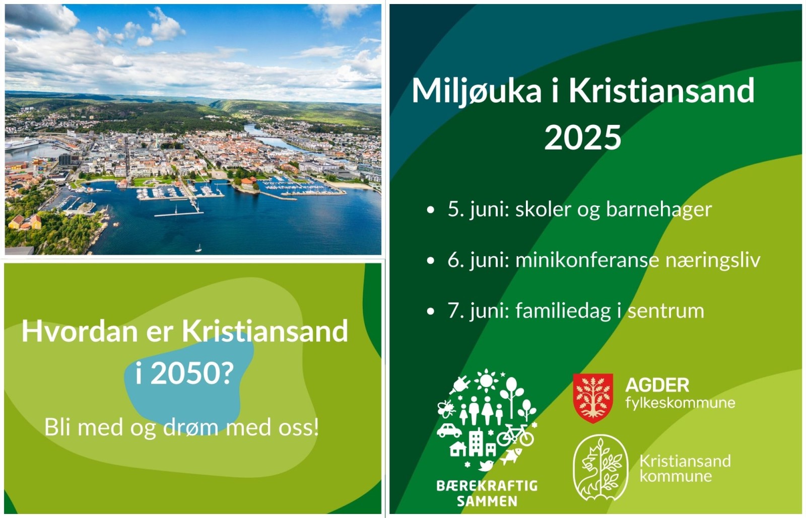 Annonse for miljøuka 2025 - tar deg til nettsiden til Miljøuka